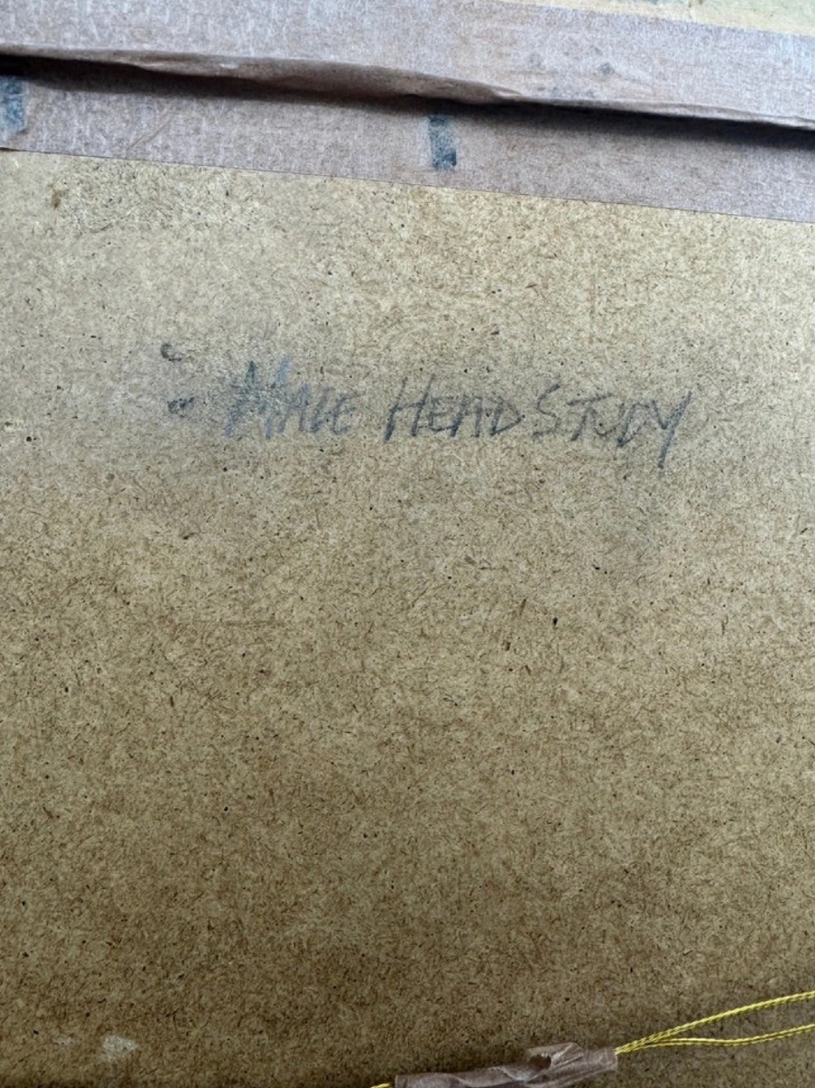 Oil On Board, Stylized Study Of The Adam In The Sistine Chapel-photo-5