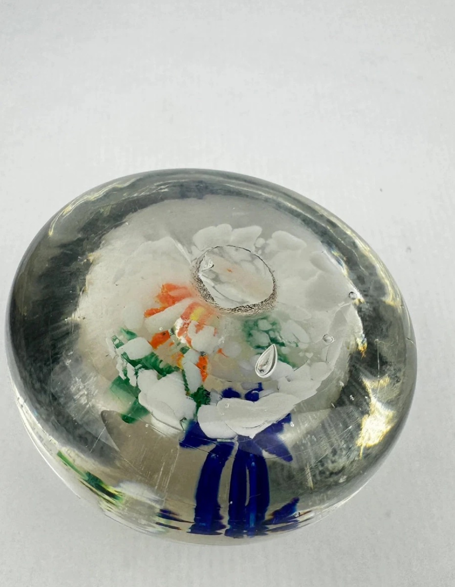 Sulfide Paper Press With Multicolored Floral Design-photo-3