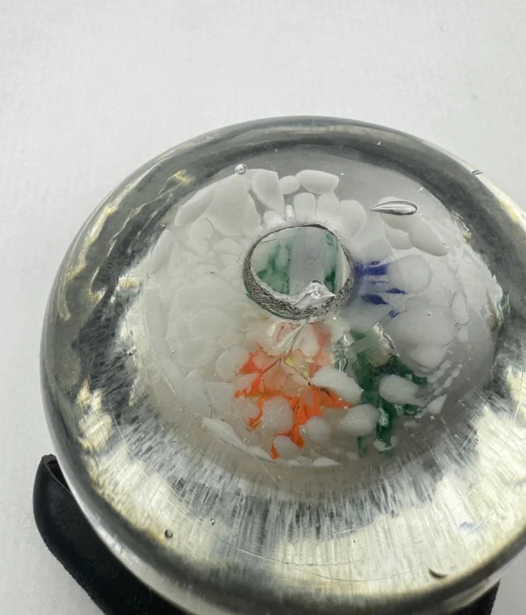 Sulfide Paper Press With Multicolored Floral Design-photo-4