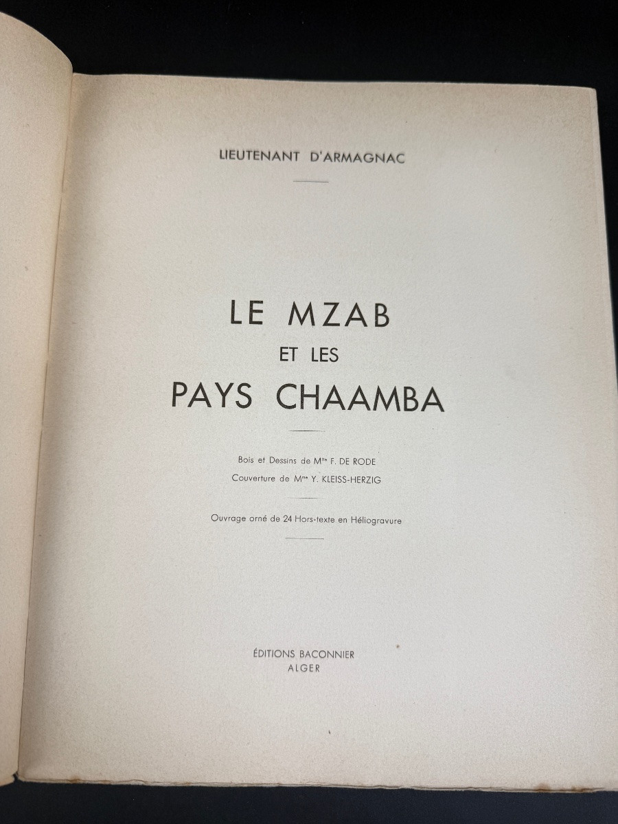 The Mzab And Chaamba Countries Lieutenant d'Armagnac-photo-2
