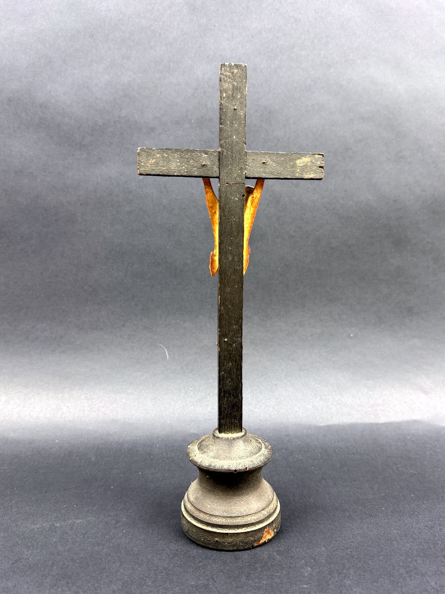 Crucifix janséniste en os-photo-1