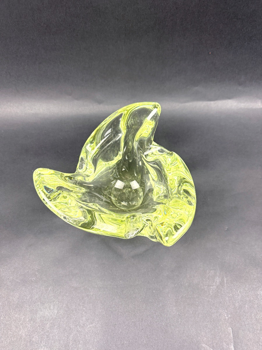 Large Ashtray In Sèvres Crystal-photo-2