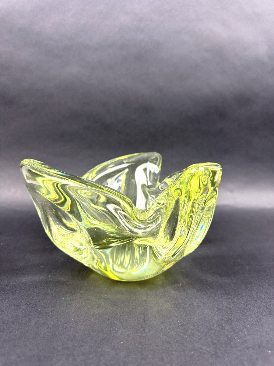 Large Ashtray In Sèvres Crystal-photo-3