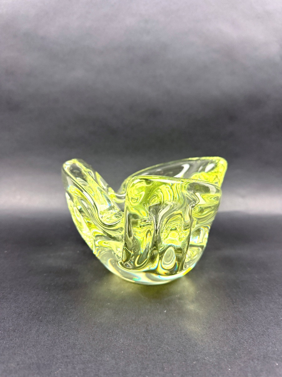 Large Ashtray In Sèvres Crystal-photo-4