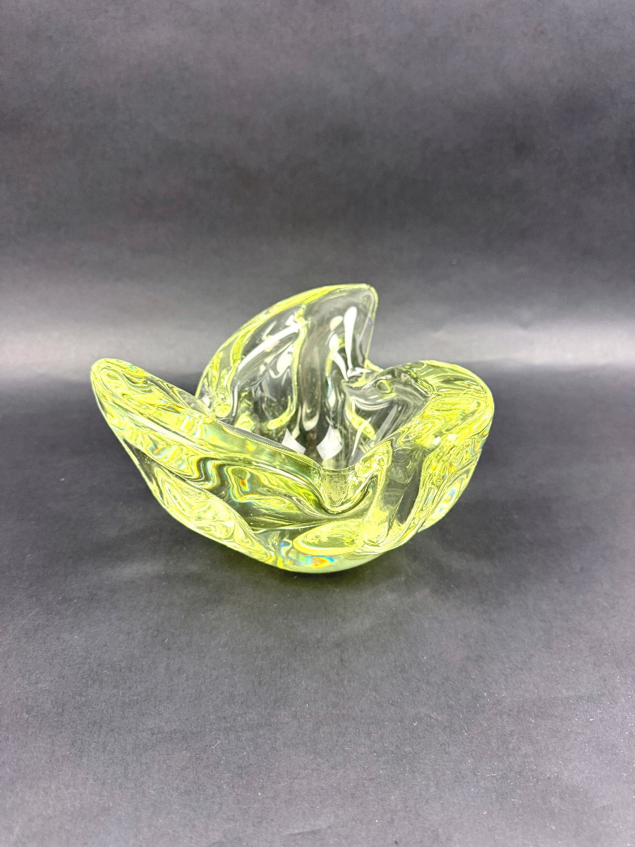 Large Ashtray In Sèvres Crystal