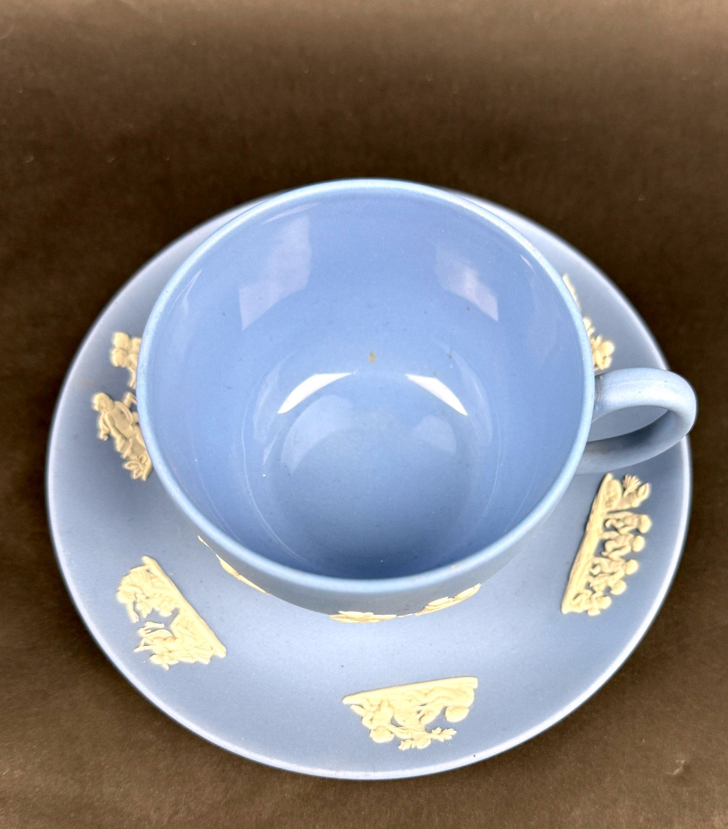 Wedgwood, Porcelain Cookie Teacup-photo-2