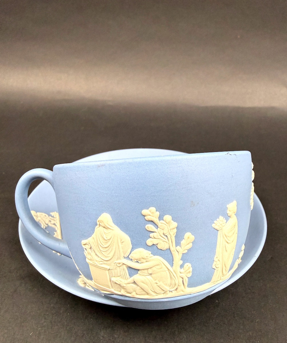 Wedgwood, Porcelain Cookie Teacup-photo-3
