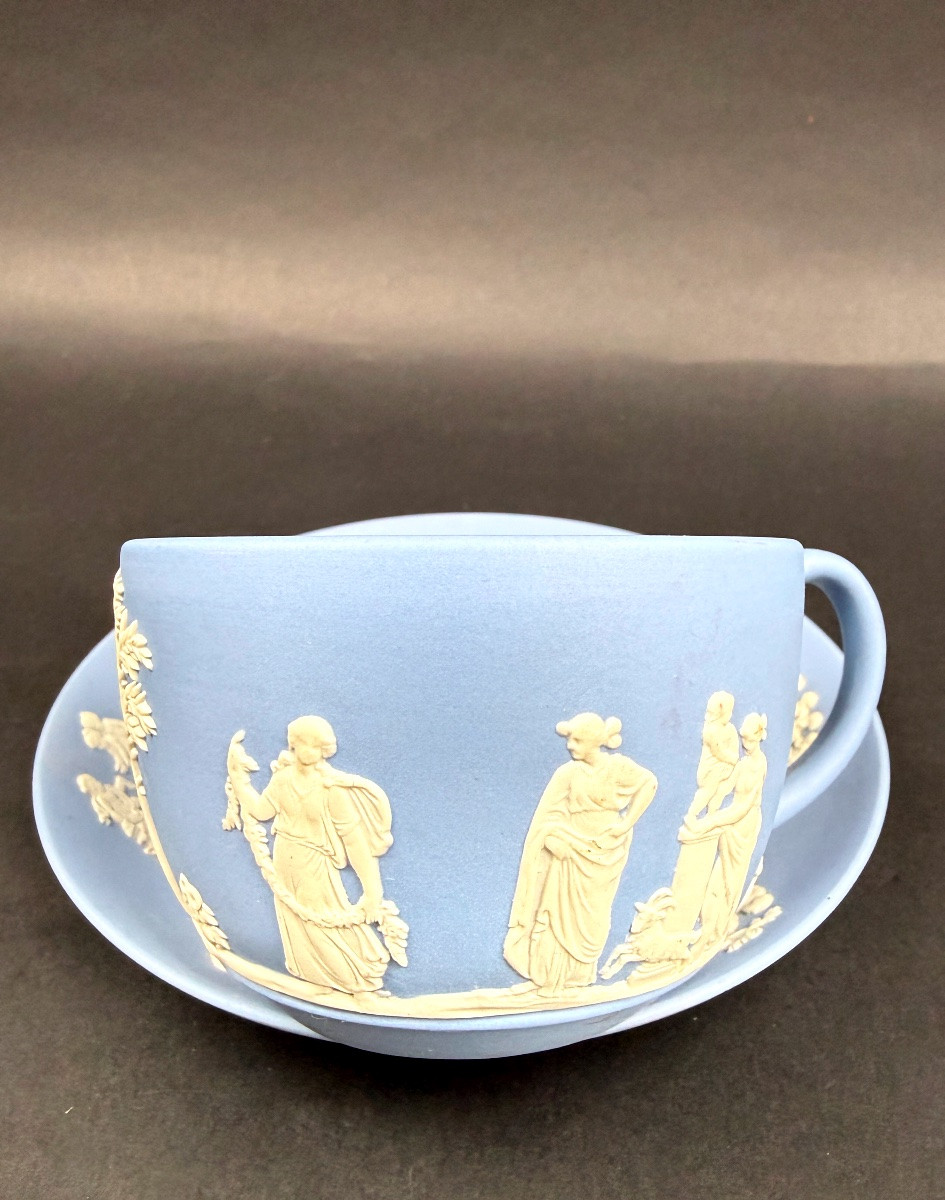 Wedgwood, Porcelain Cookie Teacup-photo-4