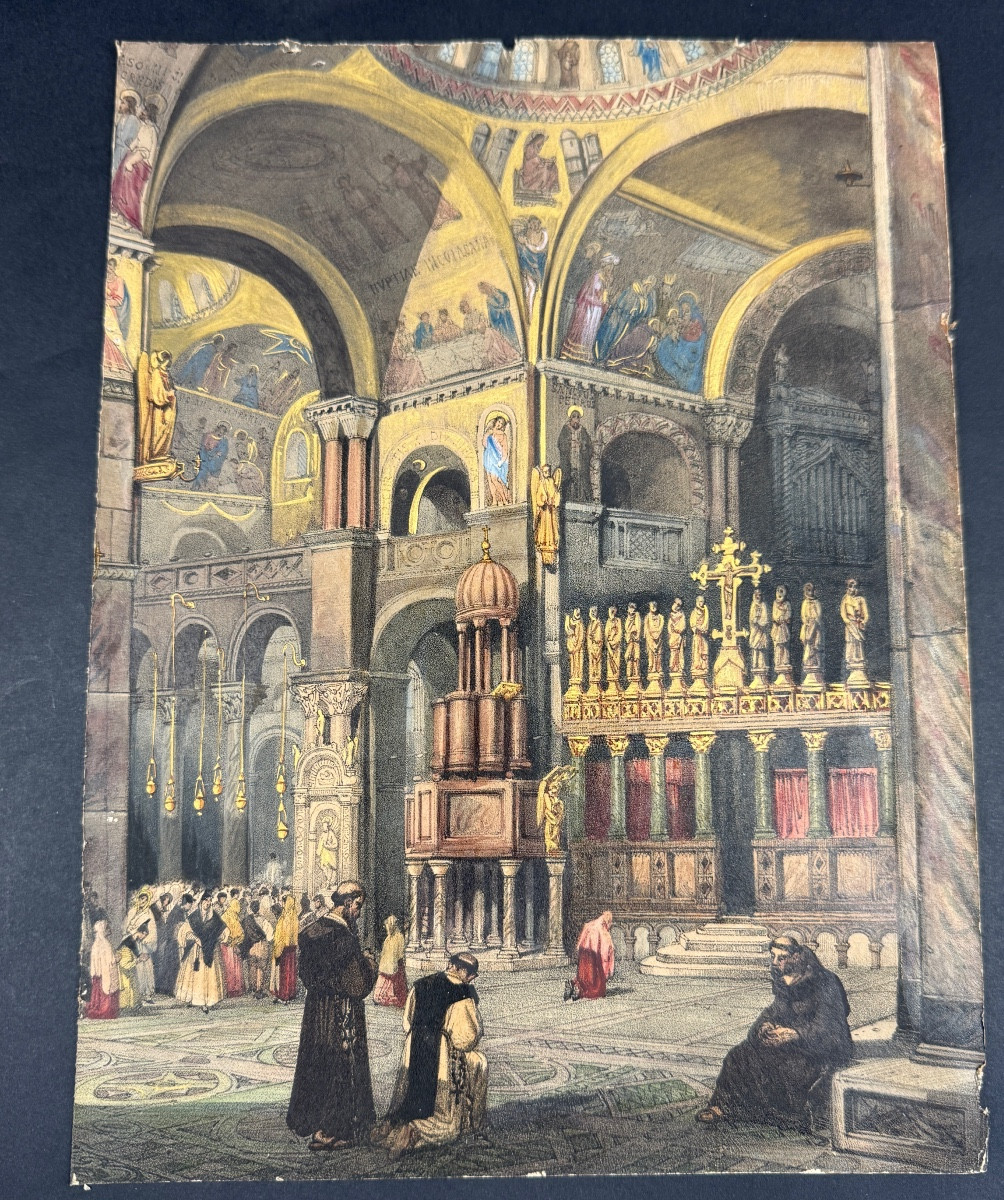 Adolphe Rouargue, 1837, Venise les principaux monuments, Basilica di San Marco