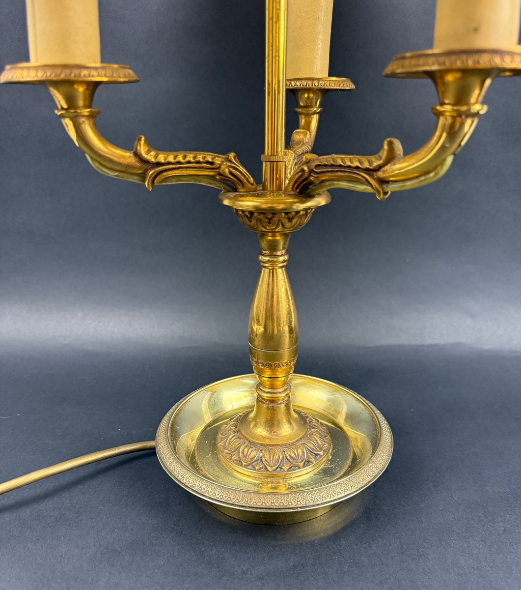 Lampe bouillotte Empire Lucien Gau modèle 15323-photo-2