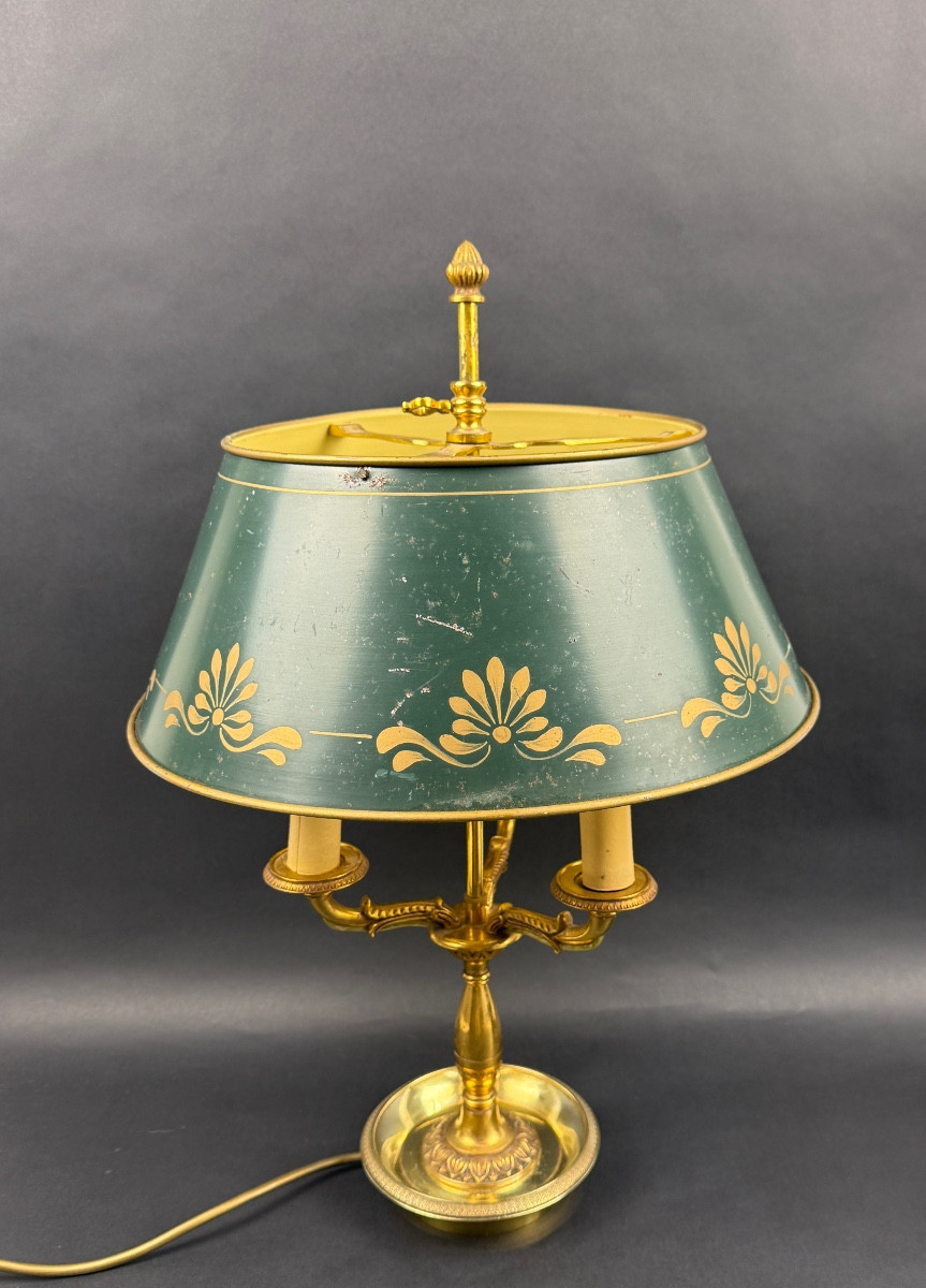Lampe bouillotte Empire Lucien Gau modèle 15323