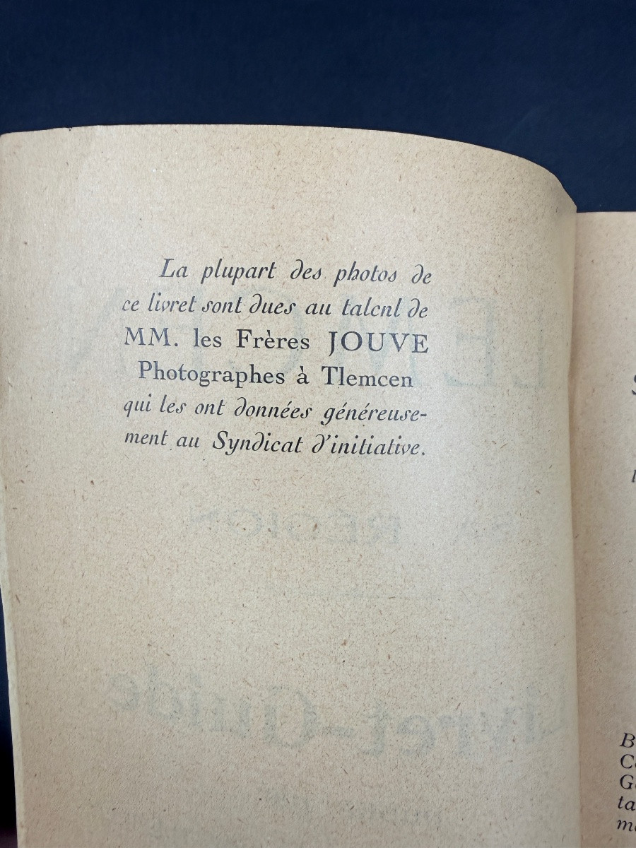 Tlemcen And Its Region, Guidebook 1921-photo-3