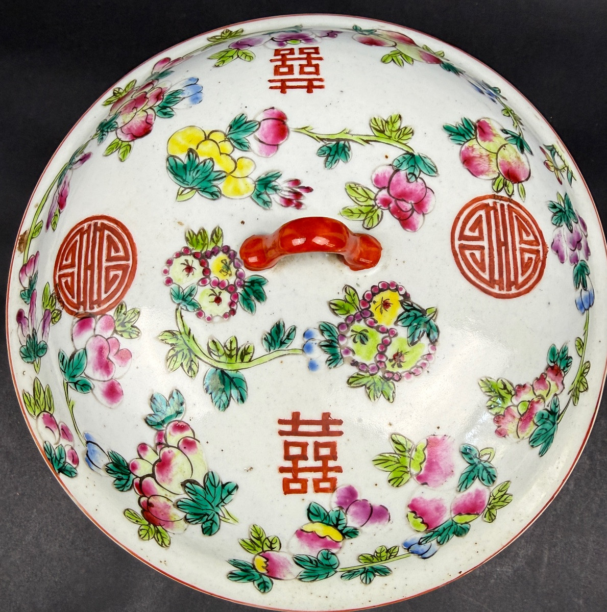 Boîte couverte en porcelaine de Chine-photo-3