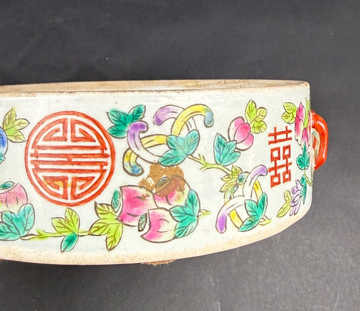 Boîte couverte en porcelaine de Chine-photo-3