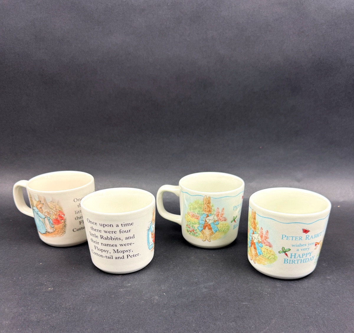 Wedgwood, Peter Rabbit, Suite Of 4 Cups-photo-2