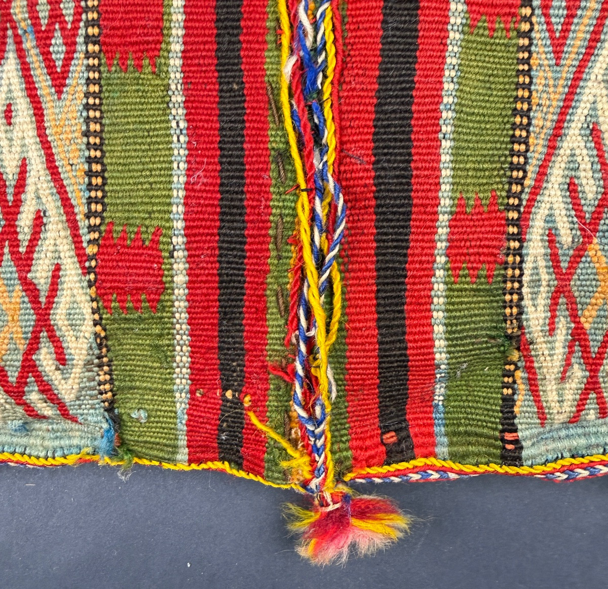 Antique Berber Cushion, Kilim-photo-4