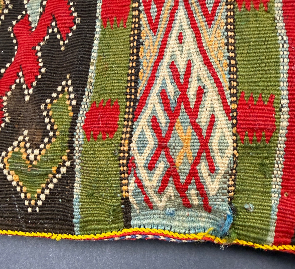 Antique Berber Cushion, Kilim-photo-2