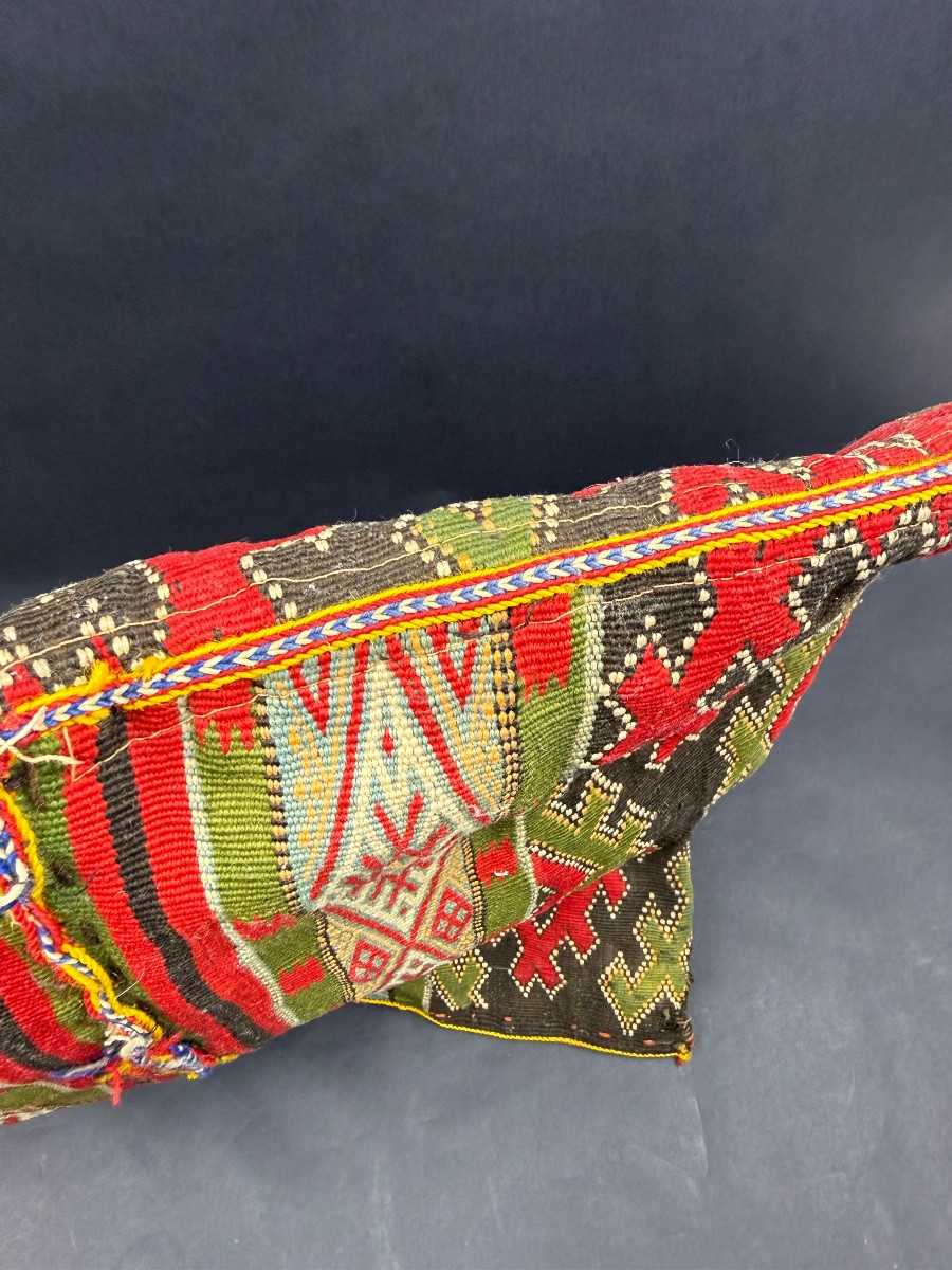 Antique Berber Cushion, Kilim-photo-3