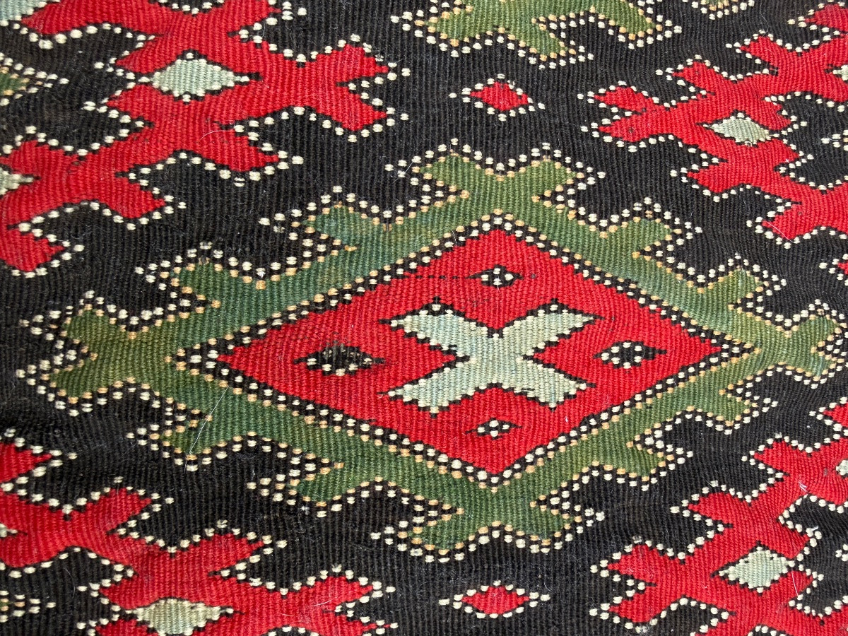 Antique Berber Cushion, Kilim-photo-8