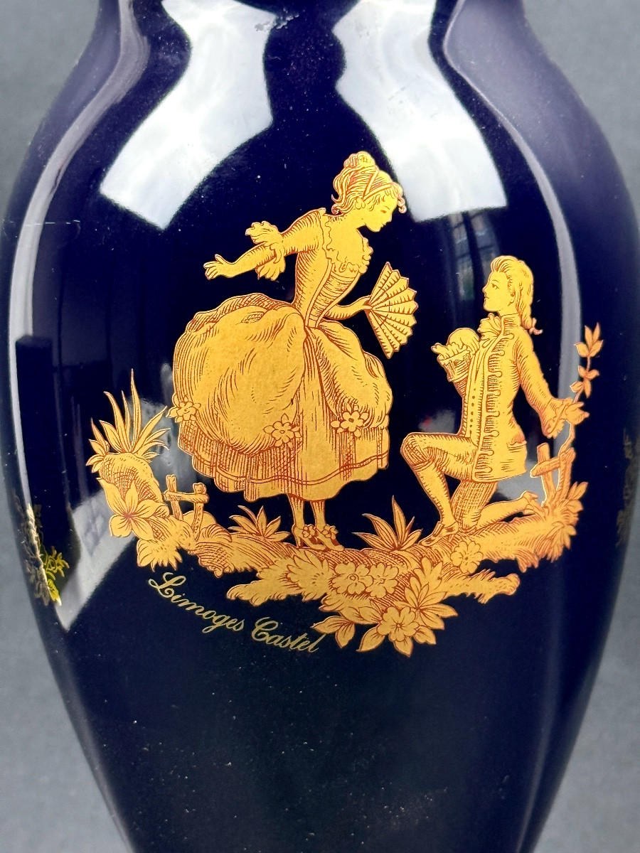 Vase en porcelaine de Limoges Castel-photo-2