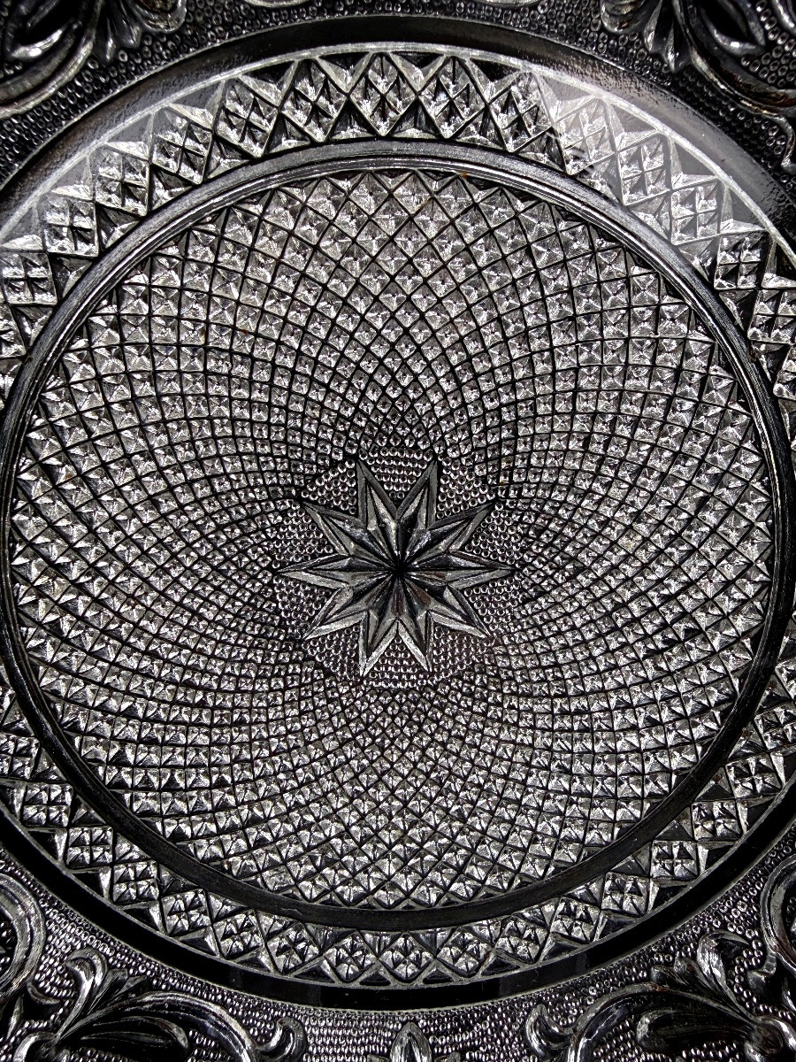 Baccarat, suite de 6 assiettes à dessert modèle Arabesque-photo-3