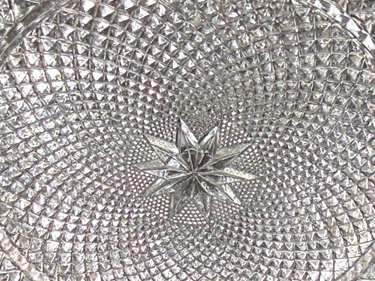Baccarat, suite de 6 assiettes à dessert modèle Arabesque-photo-3