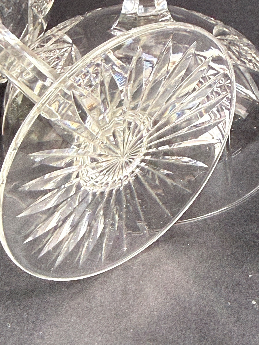 Baccarat, Epron Service, Suite Of 6 Champagne Glasses-photo-3