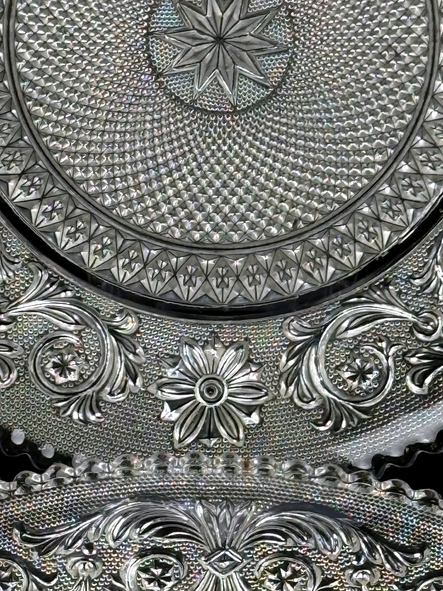 Baccarat, suite de 2 assiettes à dessert modèle Arabesque taille 2-photo-2
