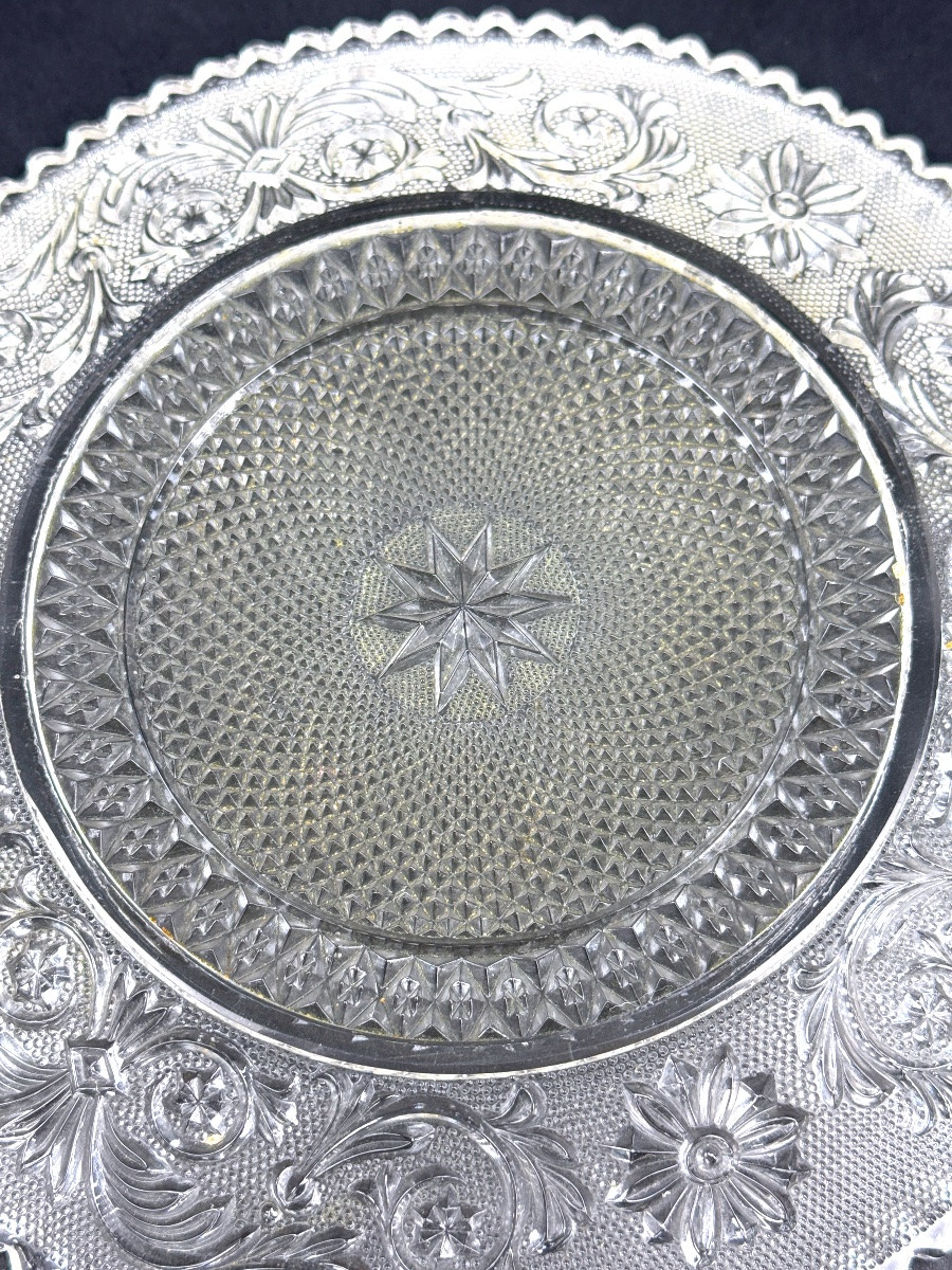 Baccarat, suite de 2 assiettes à dessert modèle Arabesque taille 2-photo-2