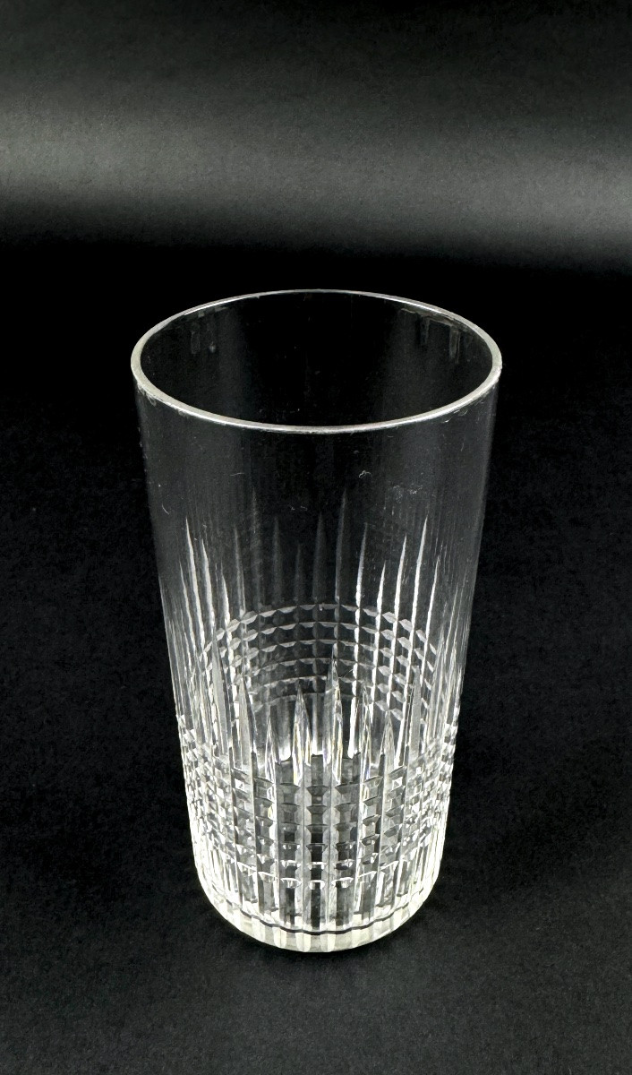 Baccarat, Suite Of 8 Mug Glasses, Long-drink Model Nancy-photo-3