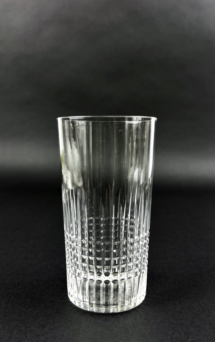 Baccarat, Suite Of 8 Mug Glasses, Long-drink Model Nancy-photo-4