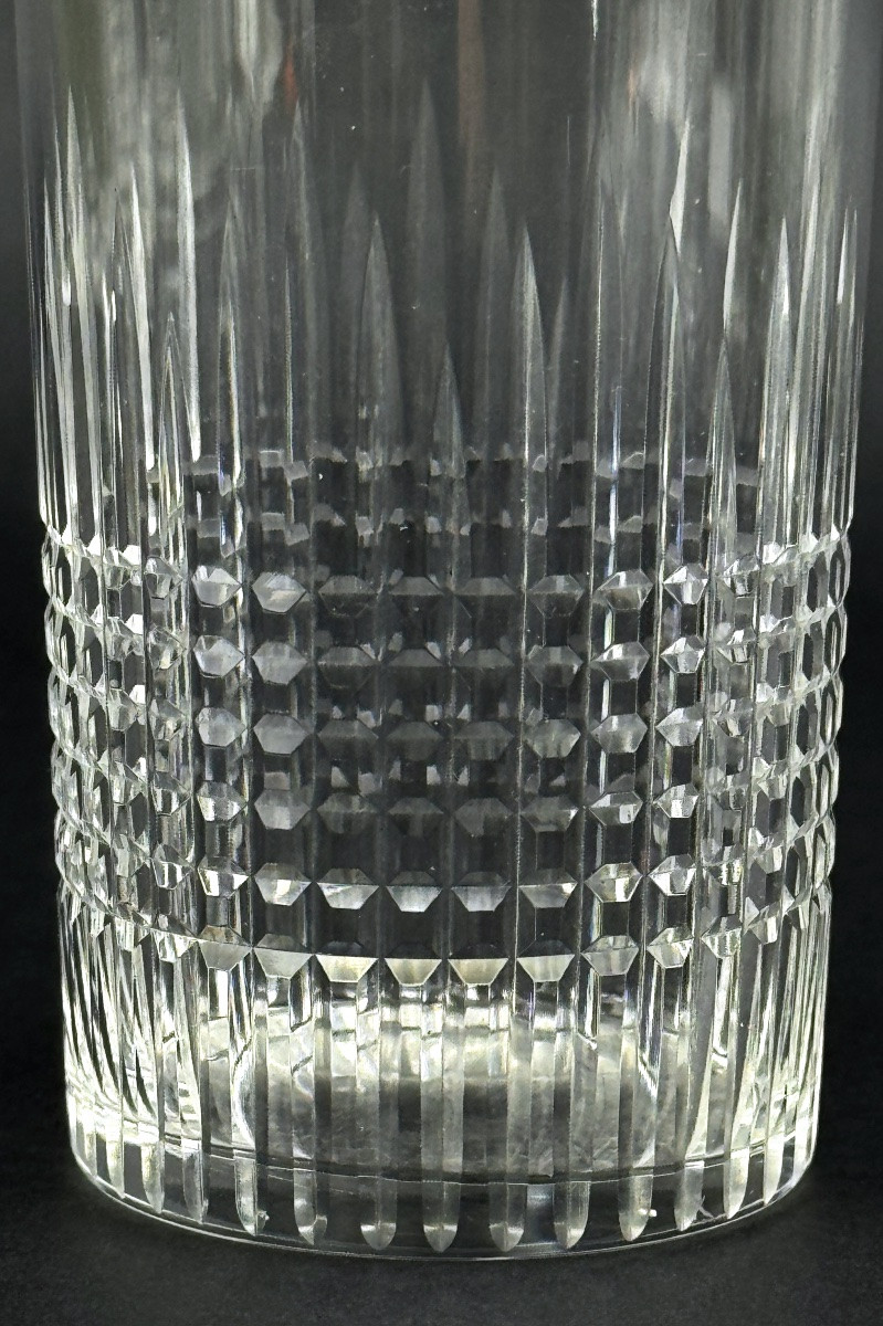 Baccarat, Suite Of 8 Mug Glasses, Long-drink Model Nancy-photo-3