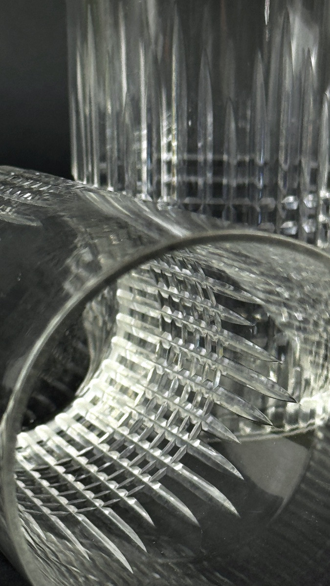 Baccarat, Suite Of 8 Mug Glasses, Long-drink Model Nancy-photo-4