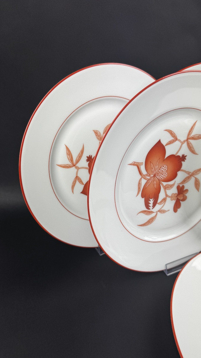 Haviland, Sou-tcheou Model Suite Of 6 Dinner Plates-photo-3