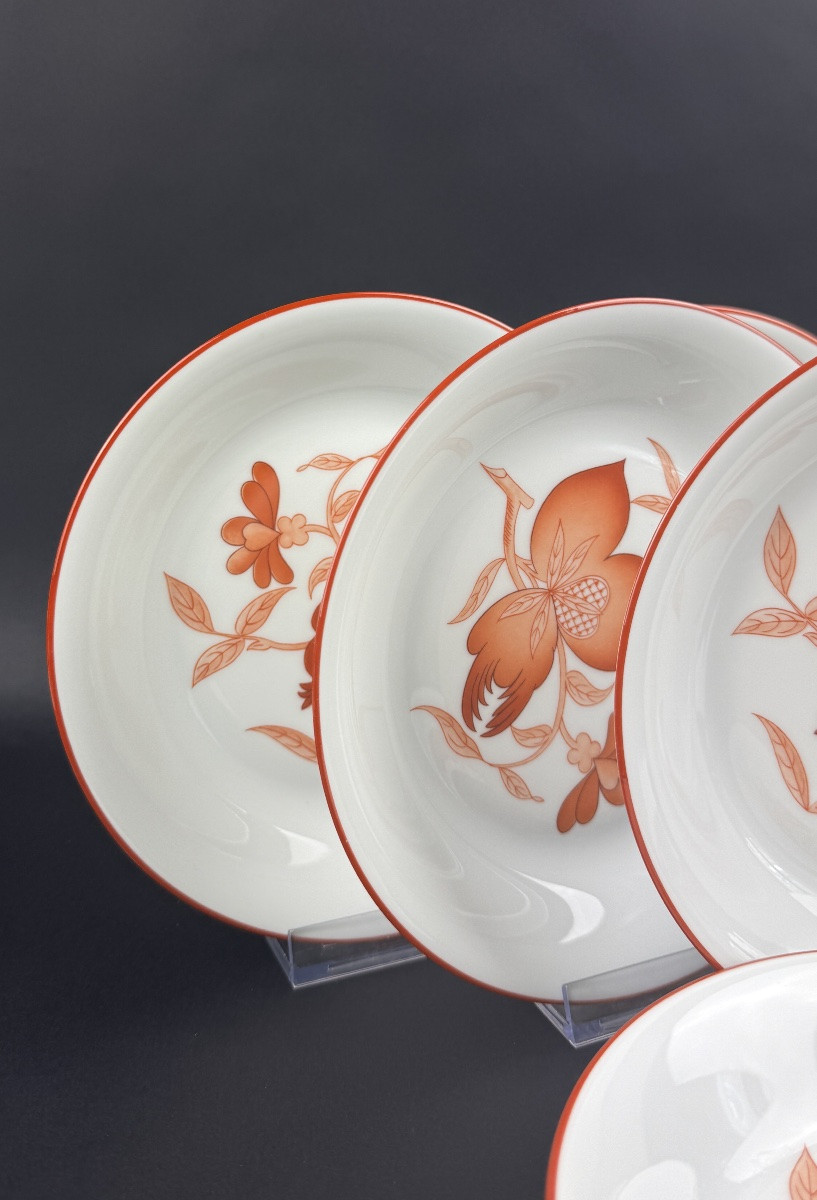 Haviland, modèle Sou-Tcheou suite de 6 assiettes à soupe-photo-2