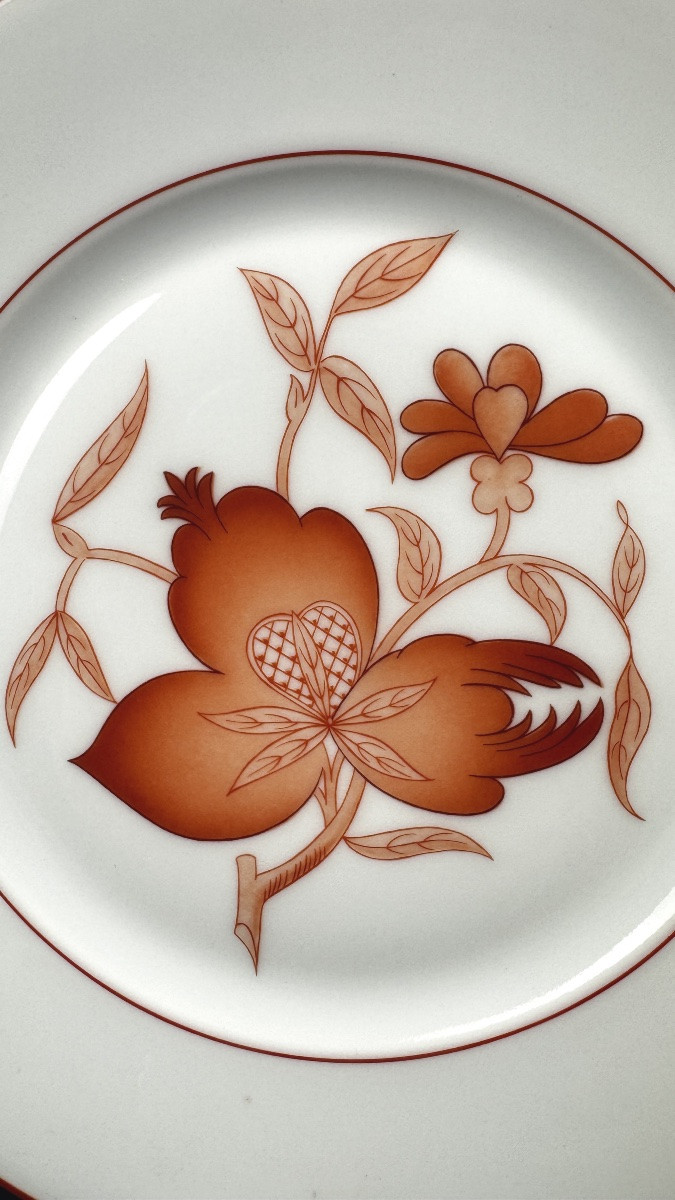 Haviland, Sou-tcheou Model Suite Of 6 Dessert Plates-photo-4