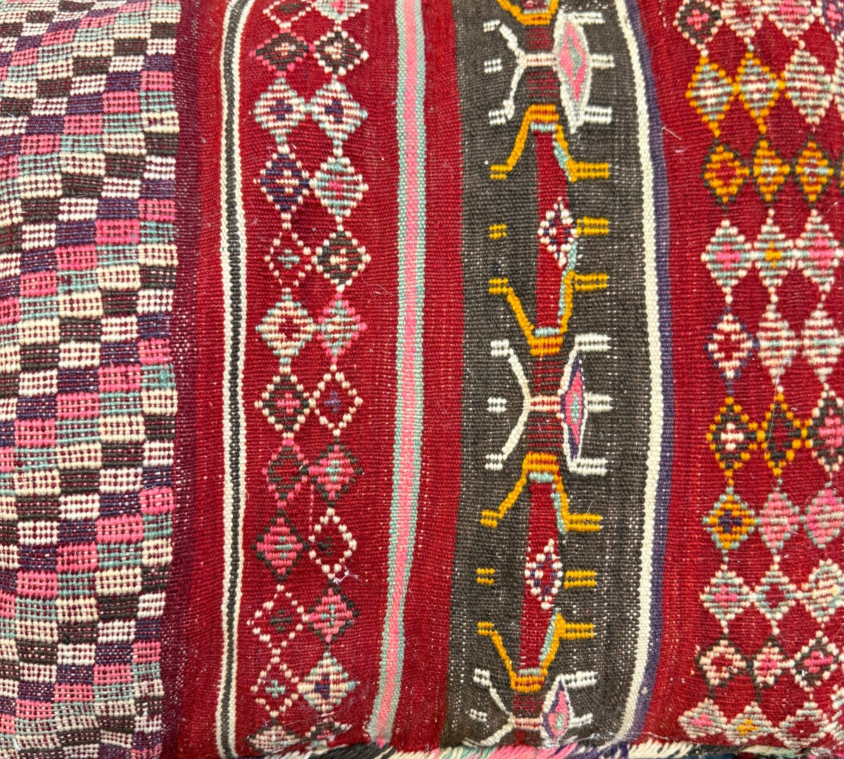 Ancien coussin berbère, Kilim n°2-photo-2