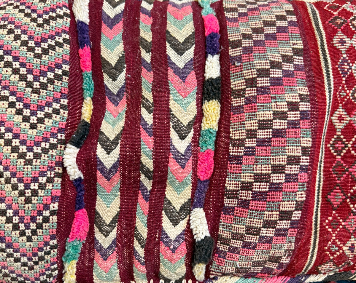 Ancien coussin berbère, Kilim n°2-photo-3