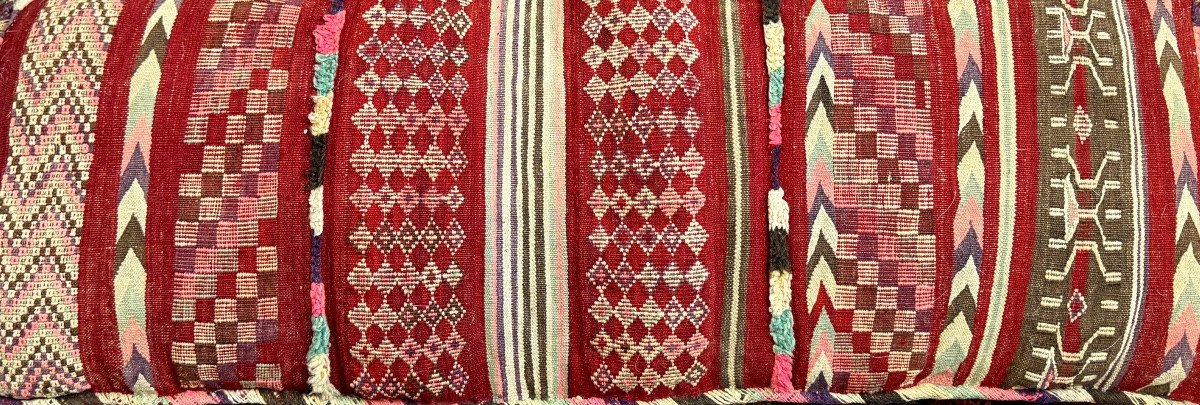 Ancien coussin berbère, Kilim n°2-photo-2
