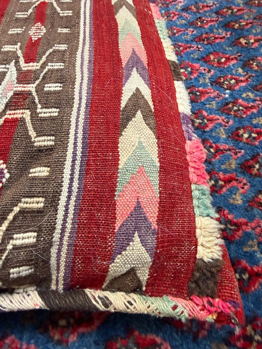 Ancien coussin berbère, Kilim n°2-photo-3