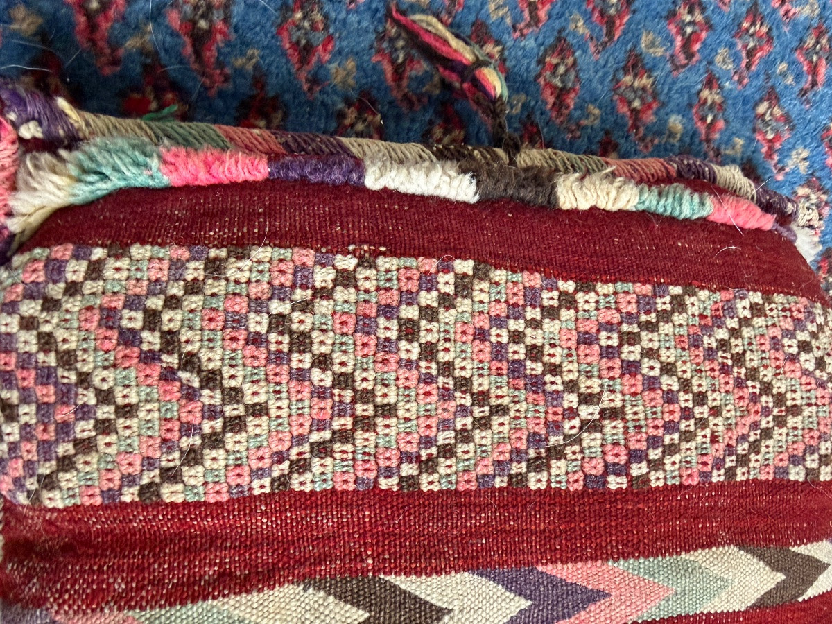 Ancien coussin berbère, Kilim n°2-photo-5