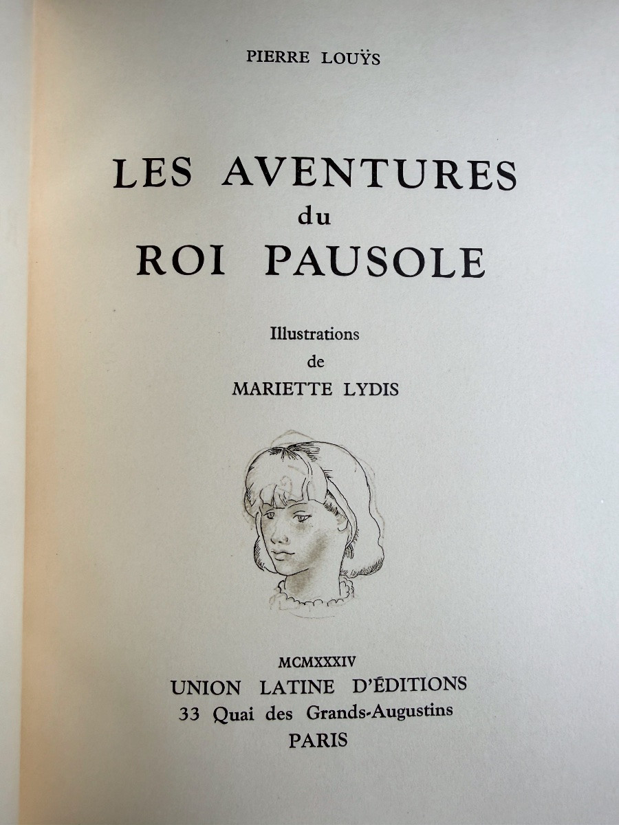 Pierre Louÿs, Romans Et Nouvelles. Illustrations By Mariette Lydis. 7 Volumes. Paris 1934-photo-2
