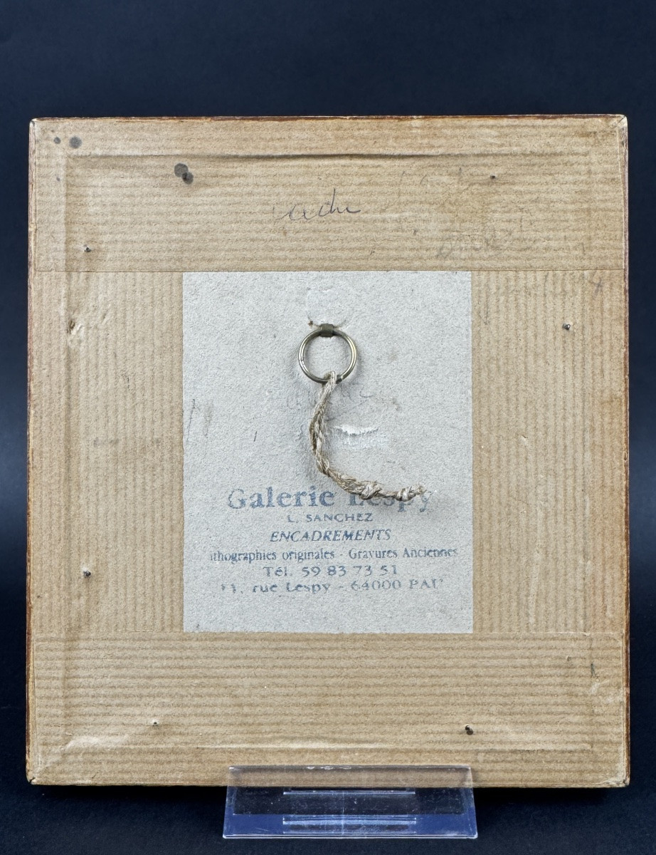 Small Engraving, Dressage Scene-photo-2