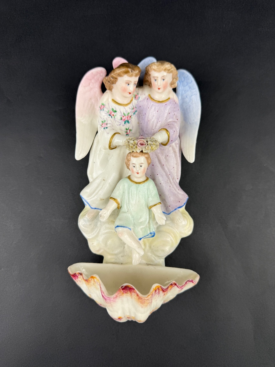 Cookie Porcelain Wall Stoup