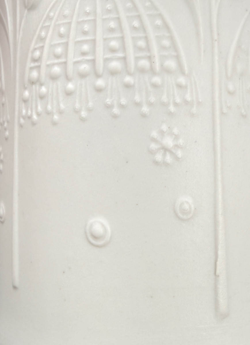 Bjorn Wiinblad, Porcelain Bisque Vase For Rosenthal-photo-2