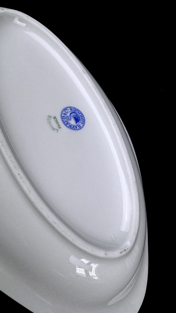 Raynaud, Fontainebleau Platine, une saucière et deux raviers-photo-4