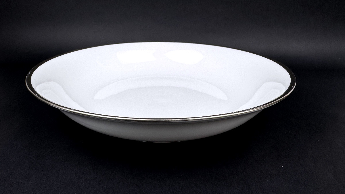 Raynaud, Fontainebleau Platine, plat rond creux