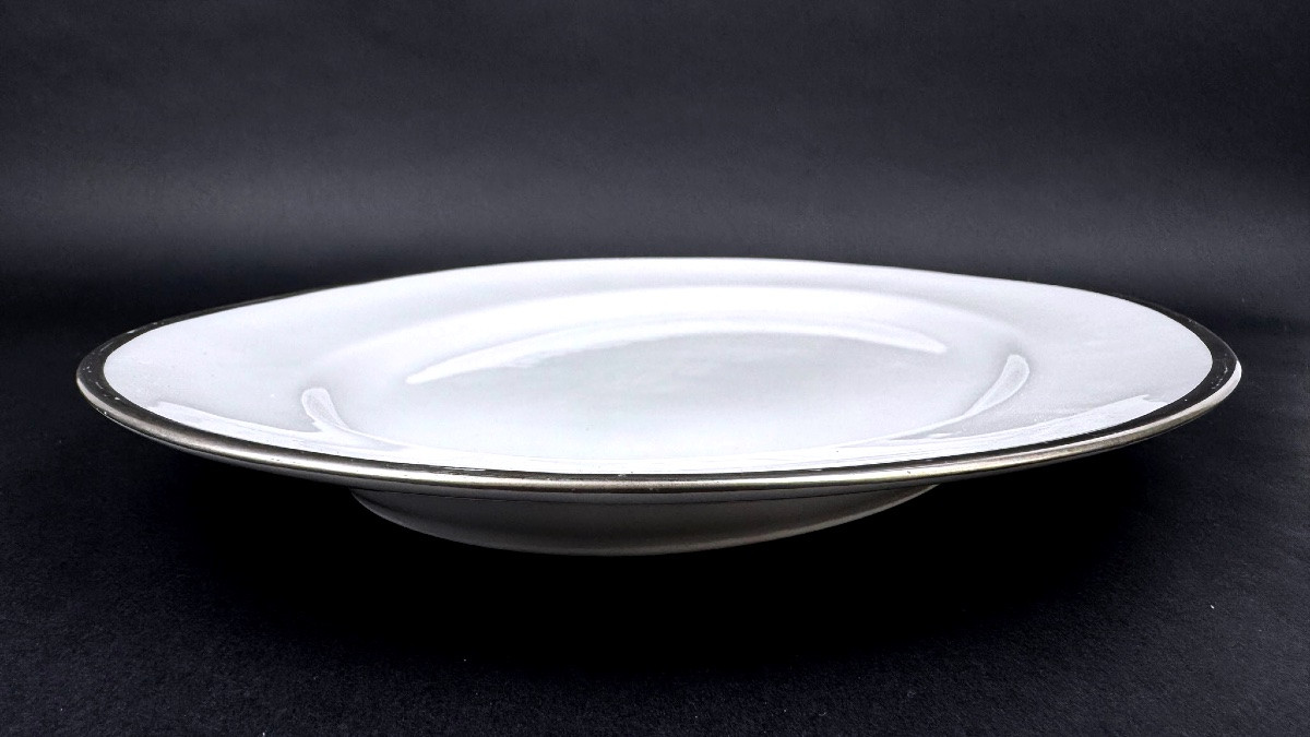 Raynaud, Fontainebleau Platine, plat de service ovale-photo-2