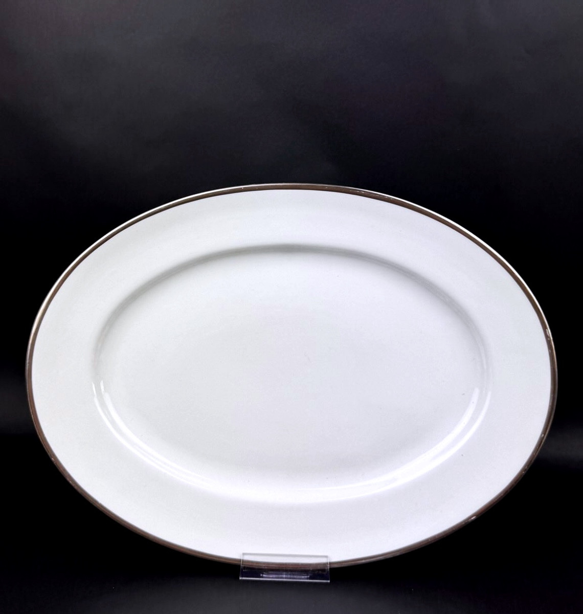 Raynaud, Fontainebleau Platine, plat de service ovale