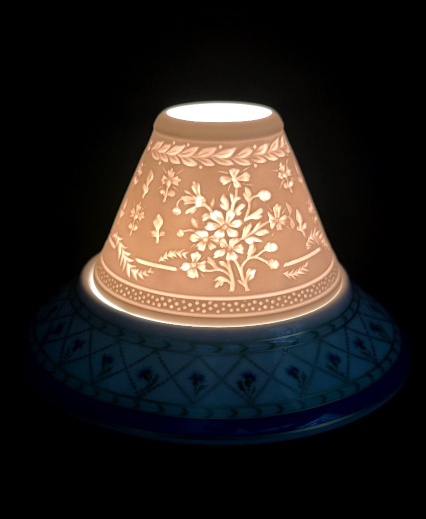 Haviland, photophore, lithophanie, modèle Val de Loire-photo-4